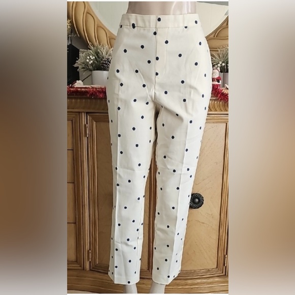 Rachel Zoe White Polka Dot Pants - Picture 2 of 6